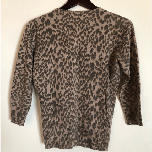 Leopard Print Cardigan - small - Picture 2 of 10